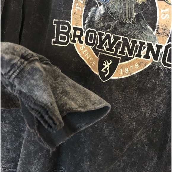 Browning Distressed Sweater, Size M - Picture 3 of 6